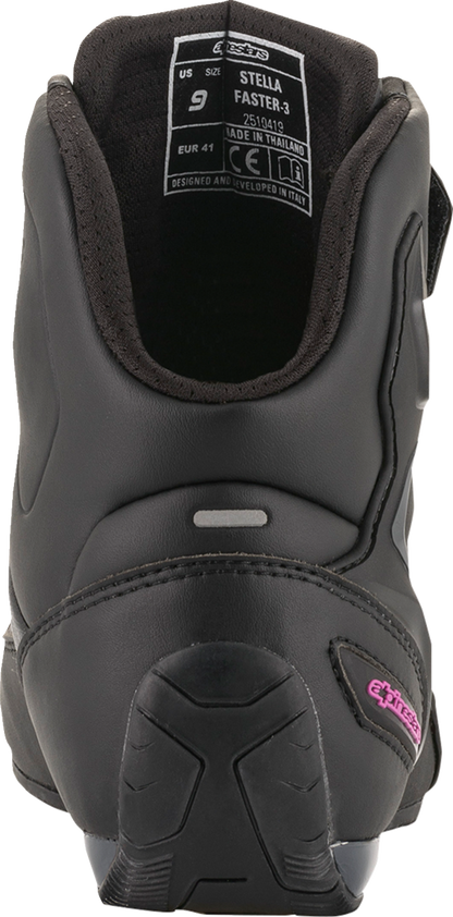 ALPINESTARS Stella Faster-3 Shoes - Black/Pink - US 9.5 251041910400