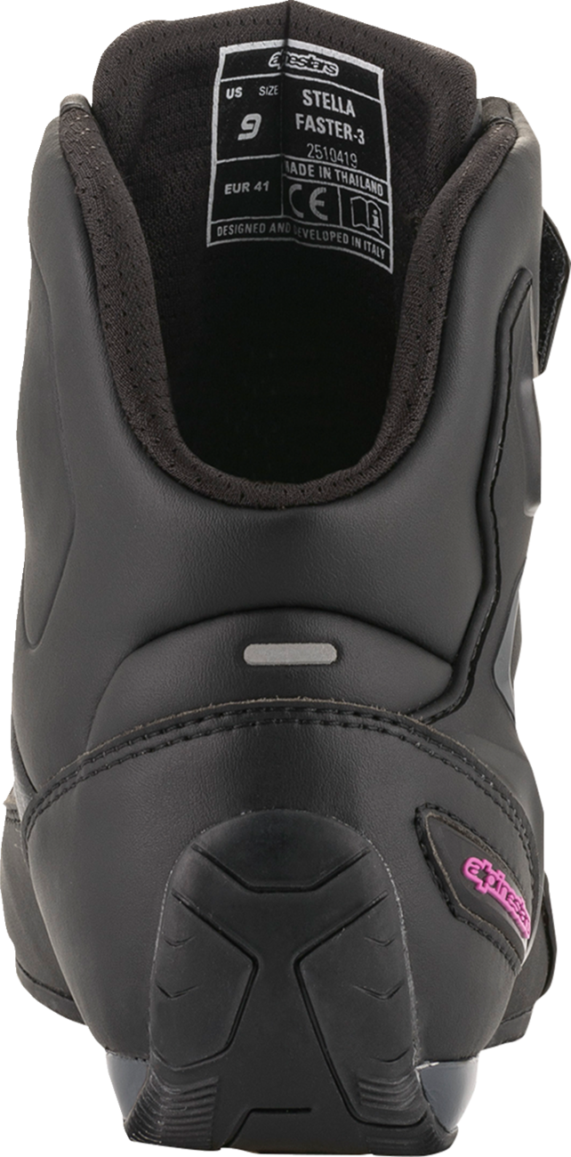 ALPINESTARS Stella Faster-3 Shoes - Black/Pink - US 5 251041910395