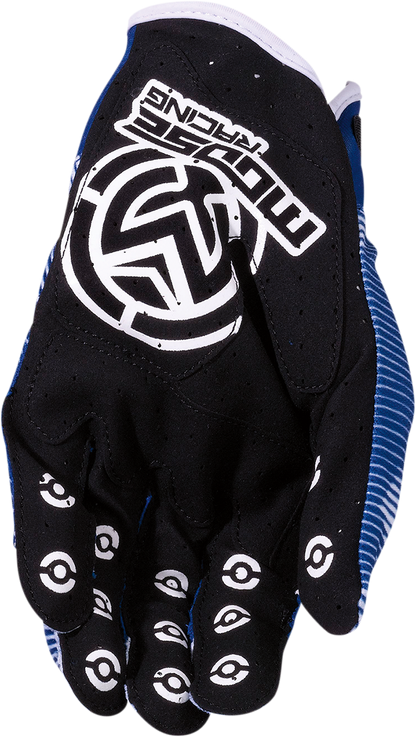 MOOSE RACING MX1™ Gloves - Blue/White - Large 3330-7048