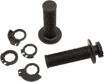 MOOSE RACING Grips - Lock-On - Black/Gold B36MRB-D