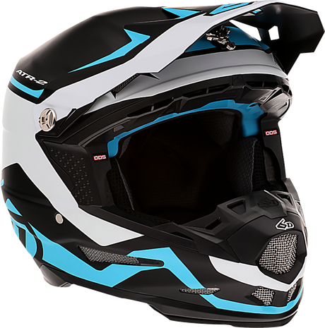 6D ATR-2 Helmet - Drive - Cyan - Small 12-2725