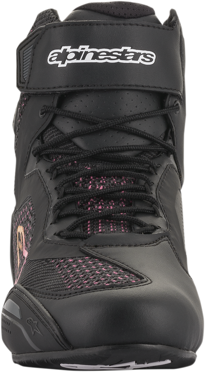 ALPINESTARS Stella Faster-3 Rideknit Shoes - Black/Yellow/Pink - US 11.5 2510520143912