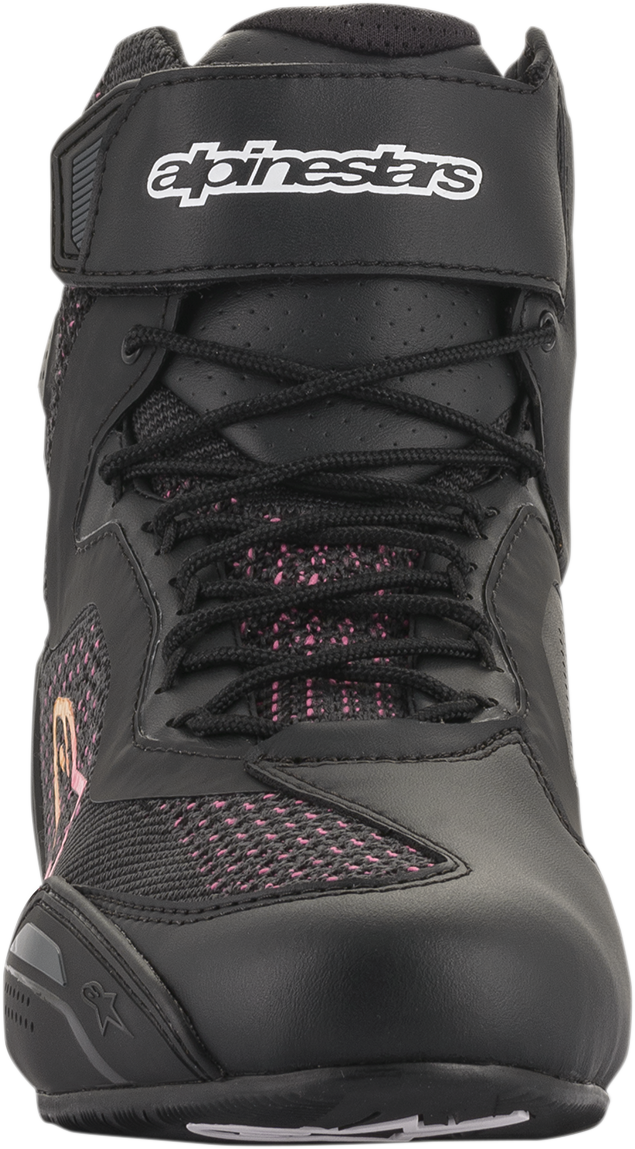 ALPINESTARS Stella Faster-3 Rideknit Shoes - Black/Yellow/Pink - US 10.5 2510520143911