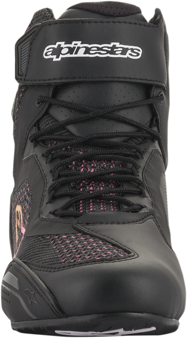 Zapatos ALPINESTARS Stella Faster-3 Rideknit - Negro/Amarillo/Rosa - US 8.5 251052014399 