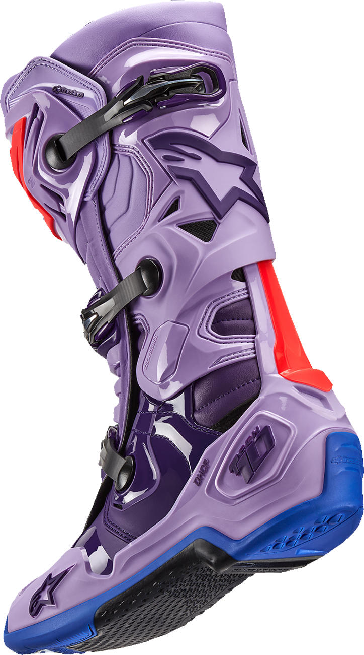 ALPINESTARS Tech 10 Boots - Laser Purple - US 9 2010020-398-9