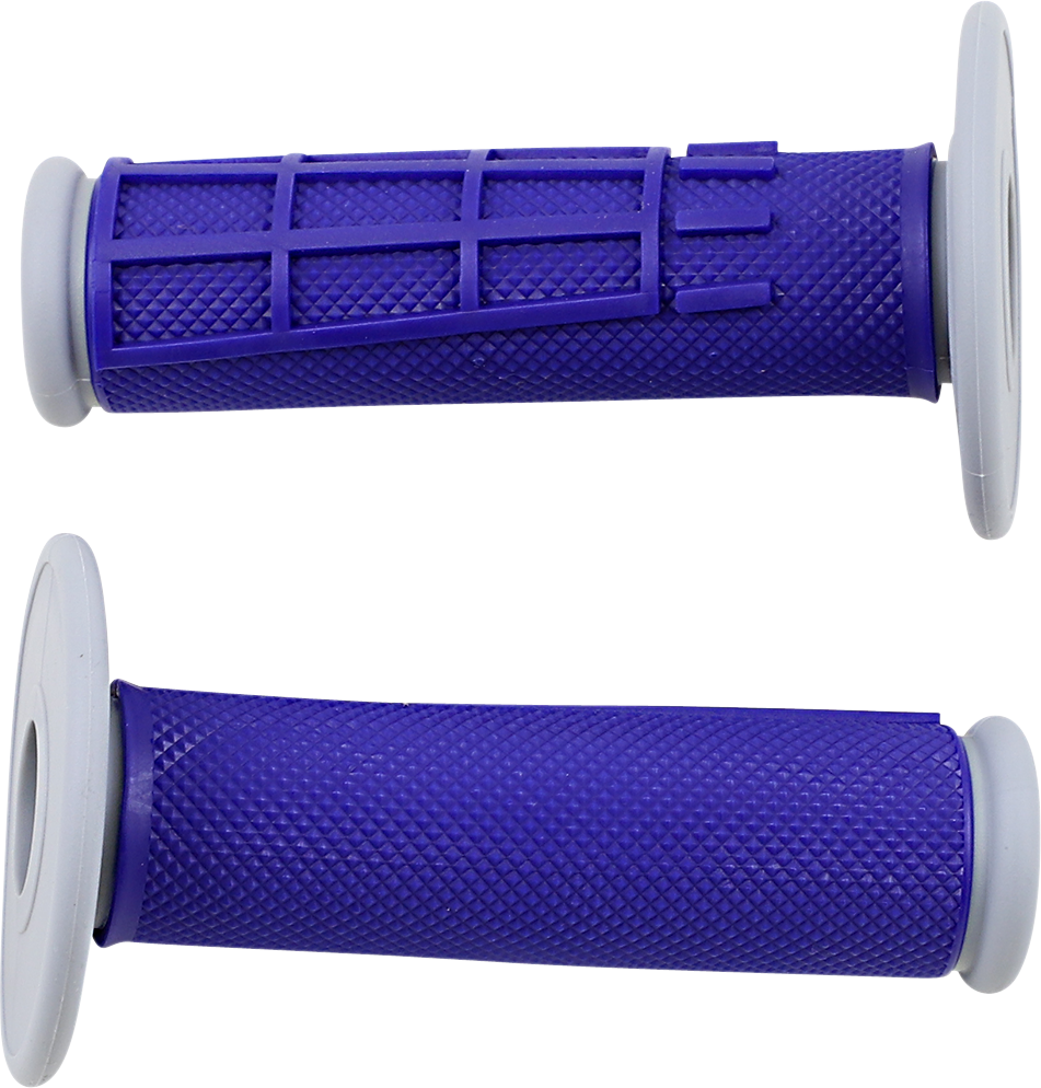 MOOSE RACING Grips - Compound - Half-Waffle - Blue 1MG2315-UEM