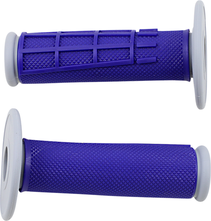 MOOSE RACING Grips - Compound - Half-Waffle - Blue 1MG2315-UEM