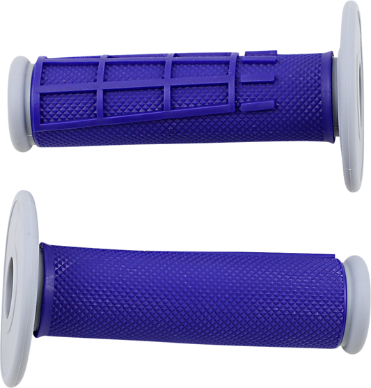 MOOSE RACING Grips - Compound - Half-Waffle - Blue 1MG2315-UEM