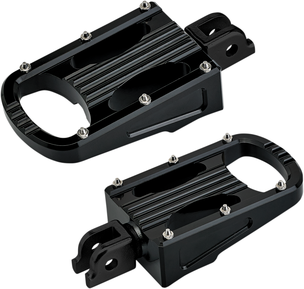 BILTWELL Punisher Footpeg - Black - Softail 7006-203-03