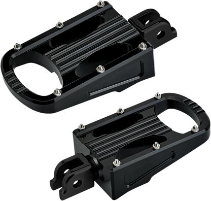 BILTWELL Punisher Footpeg - Black - Softail 7006-203-03