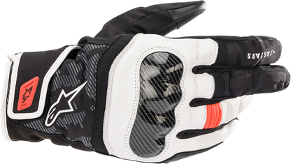 ALPINESTARS SMX Z Drystar ® gloves - Black/White/Fluo Red - Large 3527421-1231-L