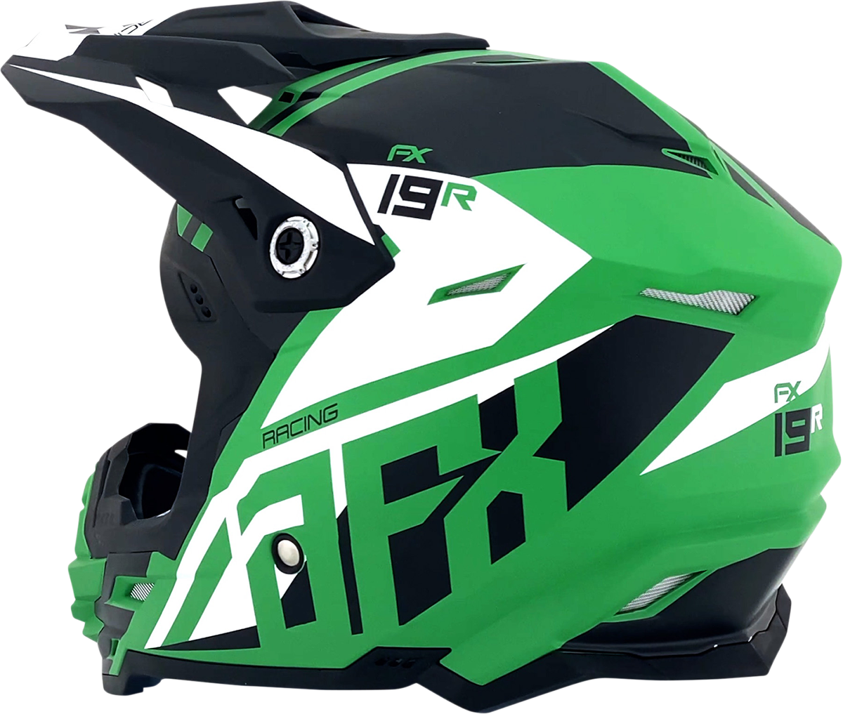 Casco AFX FX-19R - Racing - Verde mate - Grande 0110-7080 