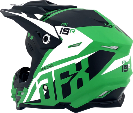 AFX FX-19R Helmet - Racing - Matte Green - XL 0110-7081