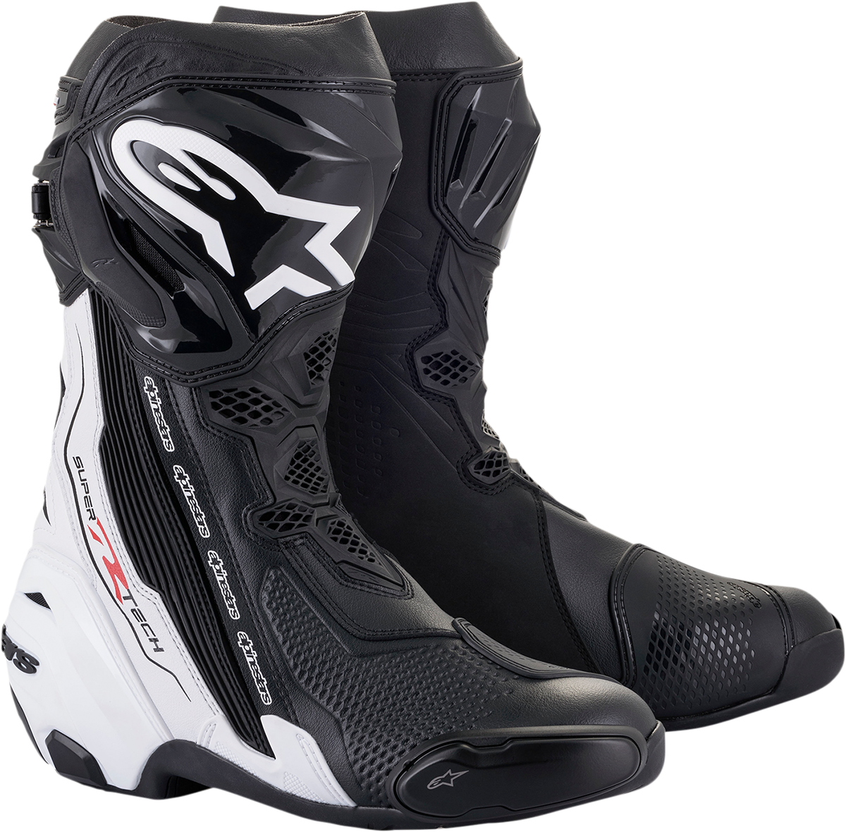 ALPINESTARS Supertech R Boots - Black/White - US 10.5 / EU 45 2220021-12-45