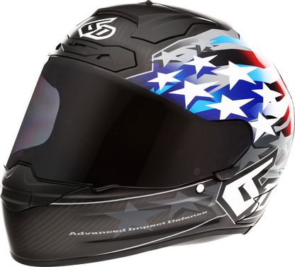 6D ATS-1R Helmet - Patriot - Red/White/Blue - XL 30-0698