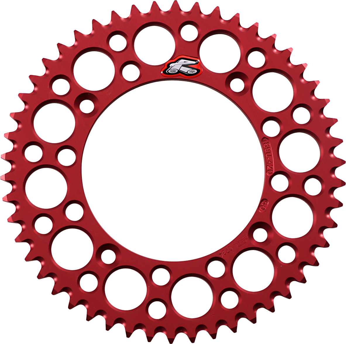 RENTHAL Sprocket - Honda - Red - 50 Tooth 189U-420-50GRRD