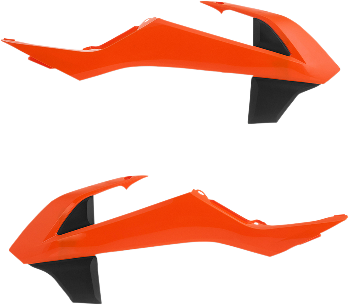 Protectores de radiador ACERBIS - '16 Naranja/Negro 2449705226