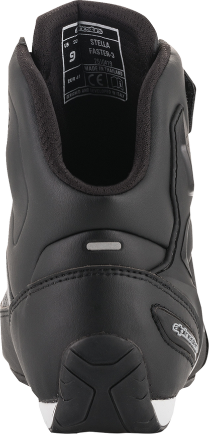 ALPINESTARS Stella Faster-3 Shoes - Black/Silver - US 10 2510419119-10