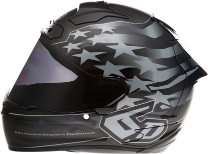 6D ATS-1R Helmet - Patriot - Black - 2XL 30-0609