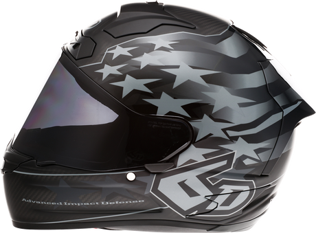 6D ATS-1R Helmet - Patriot - Black - Medium 30-0606