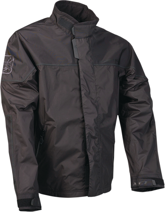 MOOSE RACING XC1 Rain Jacket - Black - Large 2920-0667