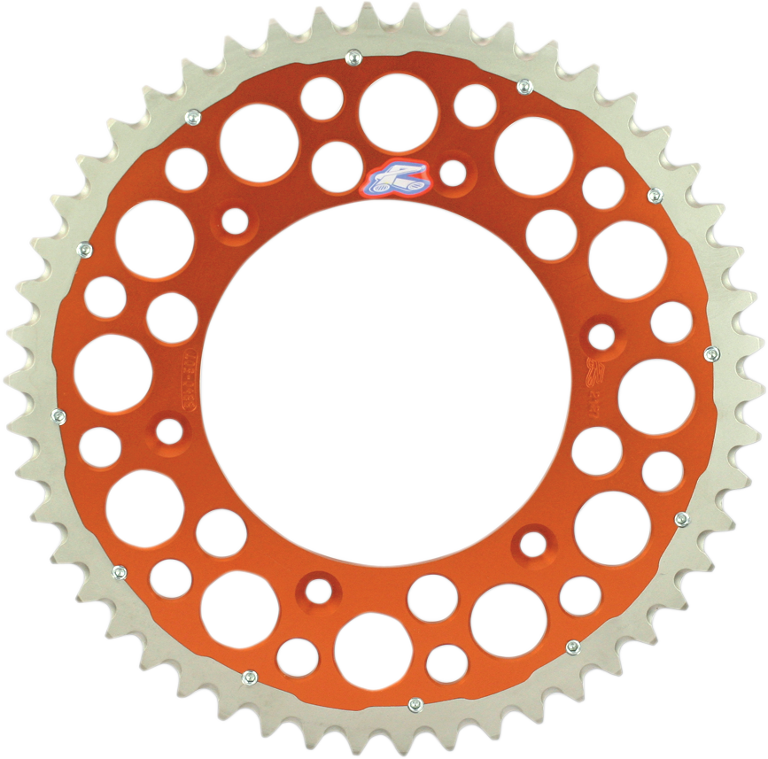 RENTHAL Twinring™ Rear Sprocket - 50 Tooth - Orange 2240-520-50GPOR