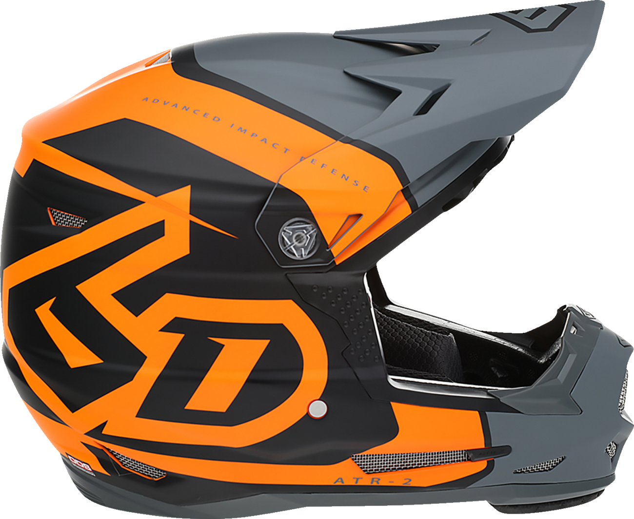 6D ATR-2Y Helmet - Torque - Neon Orange - Large 11-6512