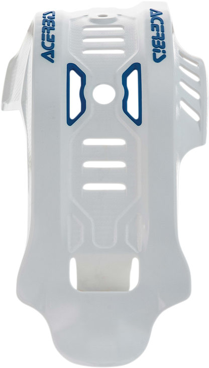 ACERBIS Skid Plate - Large - White/Blue - Husqvarna 2791661029