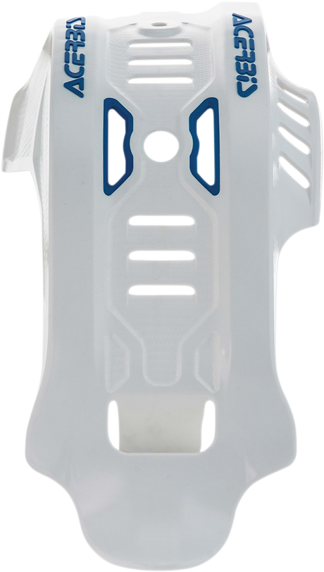 ACERBIS Skid Plate - Large - White/Blue - Husqvarna 2791661029
