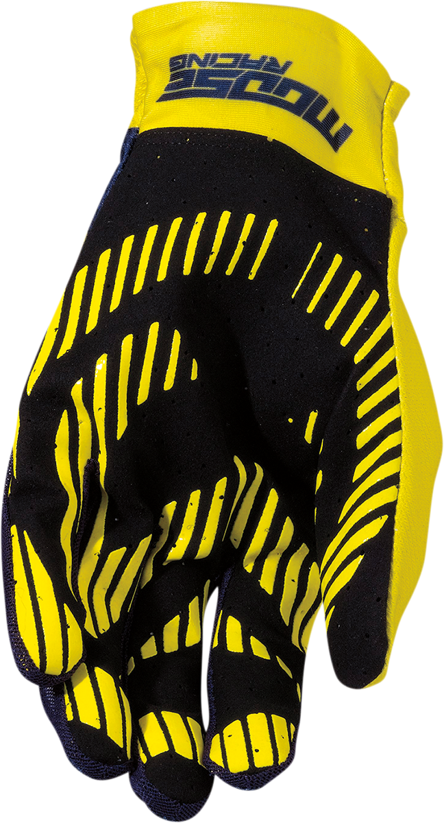 MOOSE RACING MX2™ Gloves - Navy/Hi-Vis - Large 3330-7036