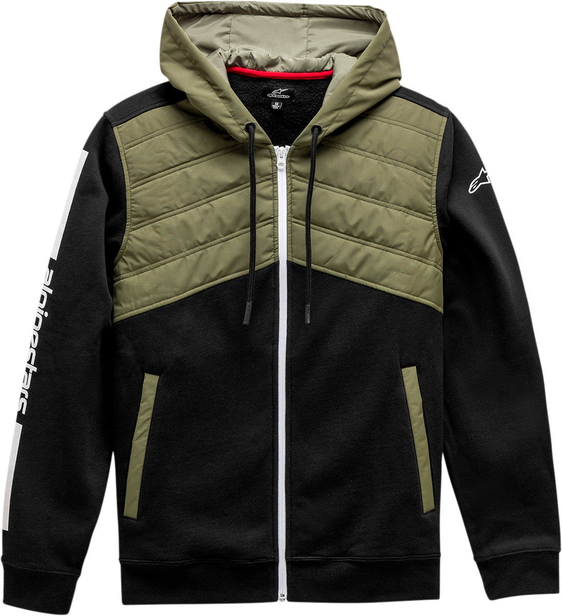 ALPINESTARS Alltime Hybrid Jacket - Black/Olive - 2XL 12111100210672X