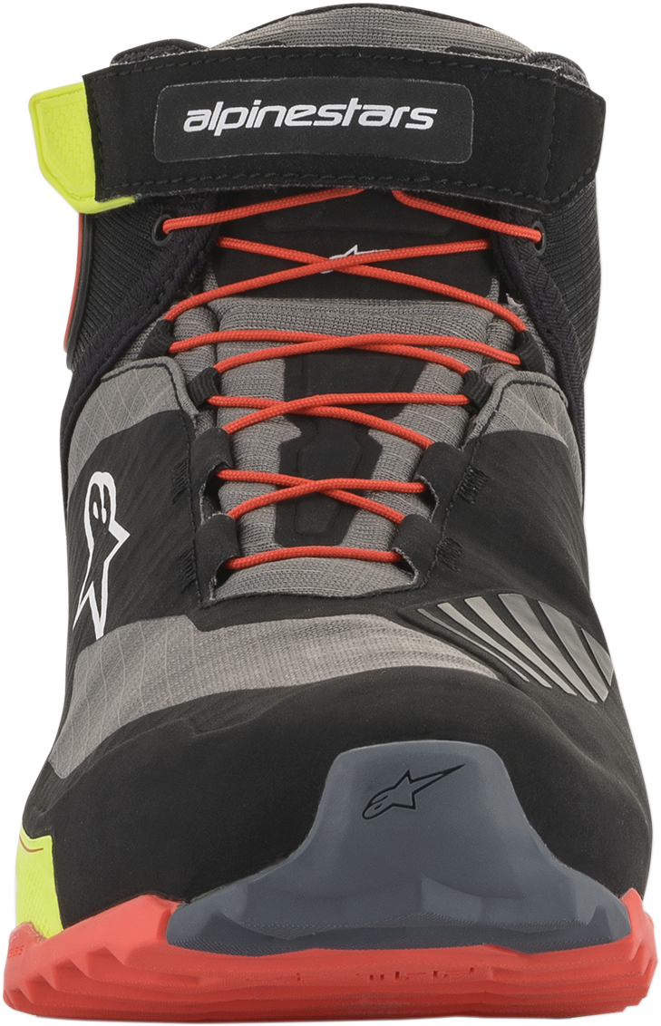 Zapatos ALPINESTARS CR-X Drystar - Negro/Rojo/Amarillo Fluorescente - US 12 2611820153812 