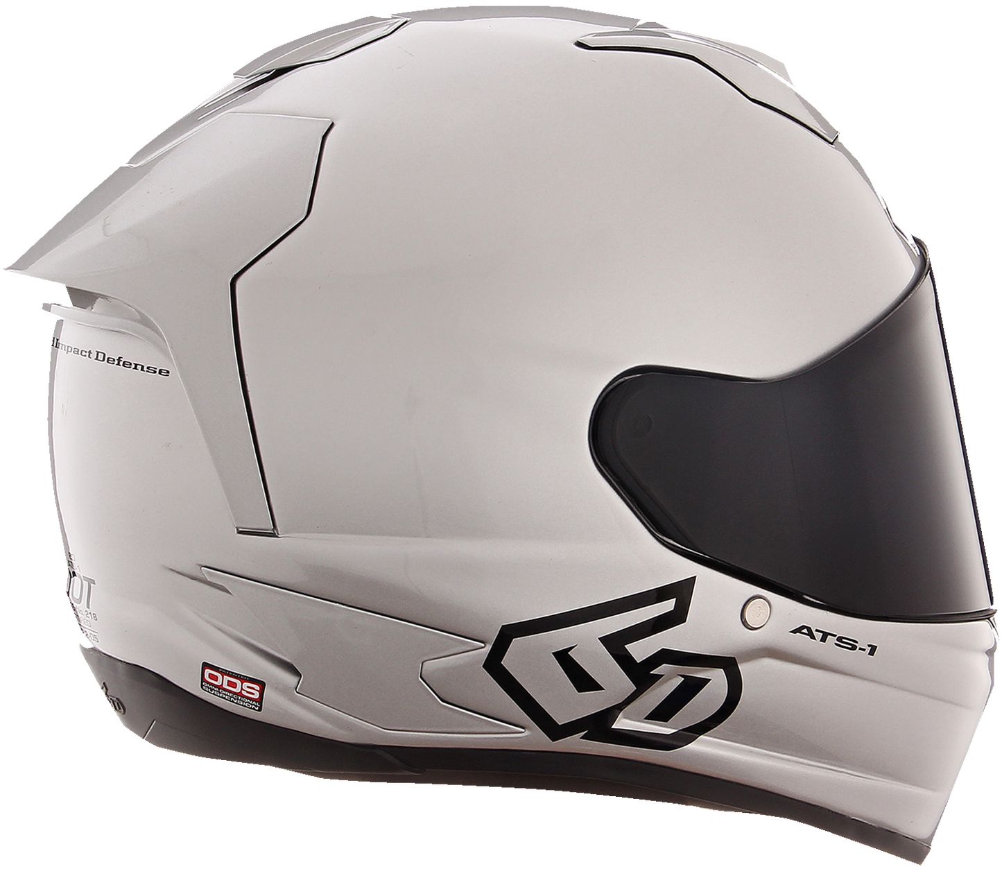 6D ATS-1R Helmet - Gloss Silver - Small 30-0995