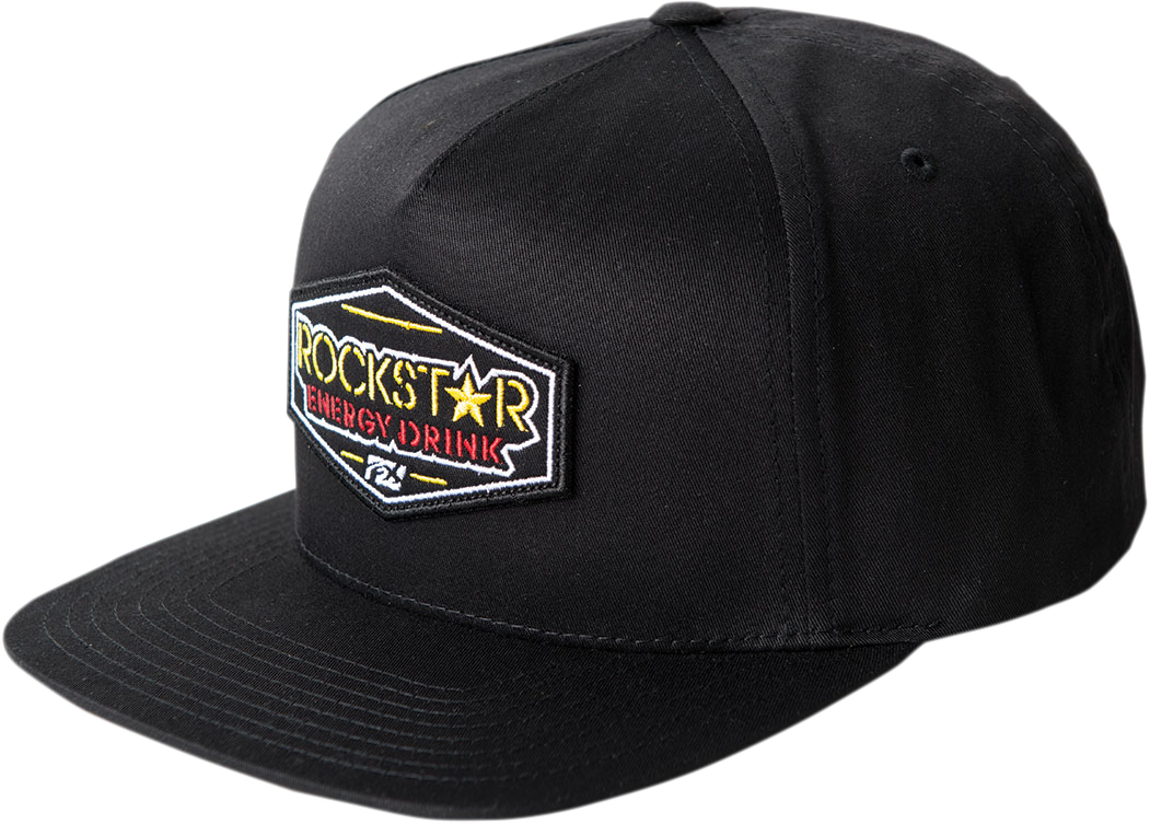 FACTORY EFFEX Rockstar Emblem Snapback Hat - Black 18-86600