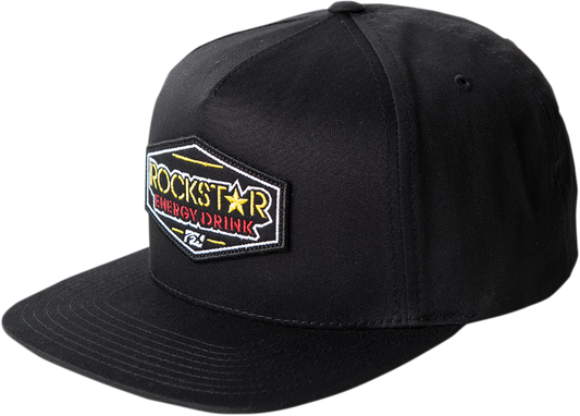 FACTORY EFFEX Rockstar Emblem Snapback Hat - Black 18-86600