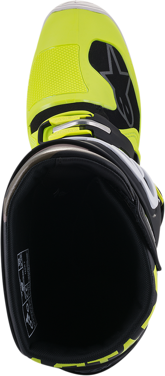 ALPINESTARS Limited Edition AMS Tech 7 Boots - Black/Yellow/White - US 8 2012014-158-8