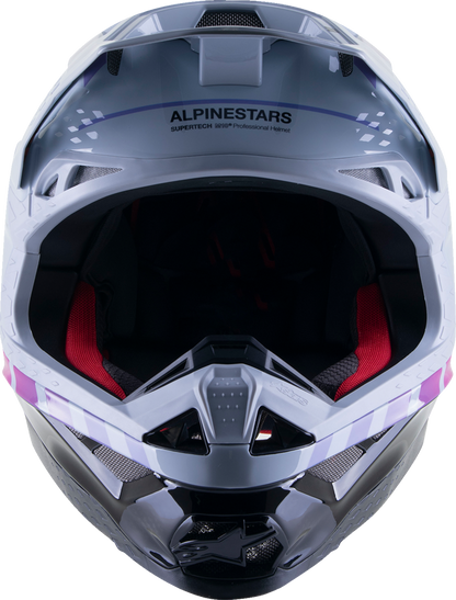 ALPINESTARS Supertech M10 Helmet - Daytona - MIPS® - Haze Gray/Orange Fluo/Rhodamine - XL 8302423-9243-XL