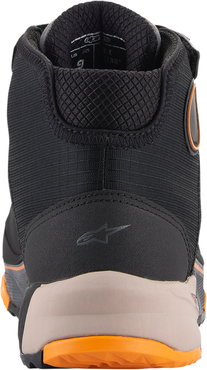 Zapatos ALPINESTARS CR-X Drystar - Negro/Marrón/Naranja - US 11.5 26118201284-115 