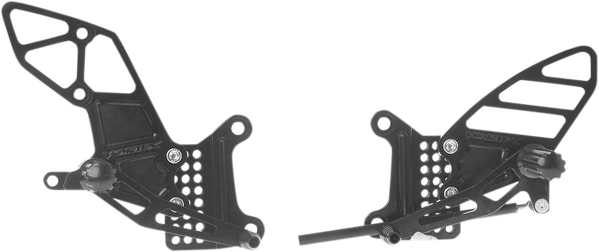 VORTEX Rearset - Black - ZX6RR RS406K