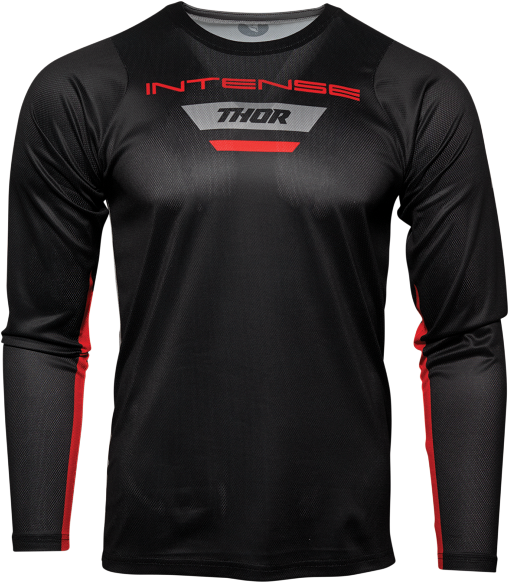 THOR Intense Jersey - Long-Sleeve - Black/Gray - XL 5120-0066