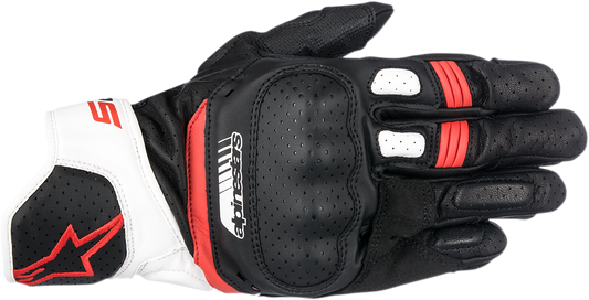 ALPINESTARS SP-5 Gloves - Black/White/Red - Large 3558517-123-L