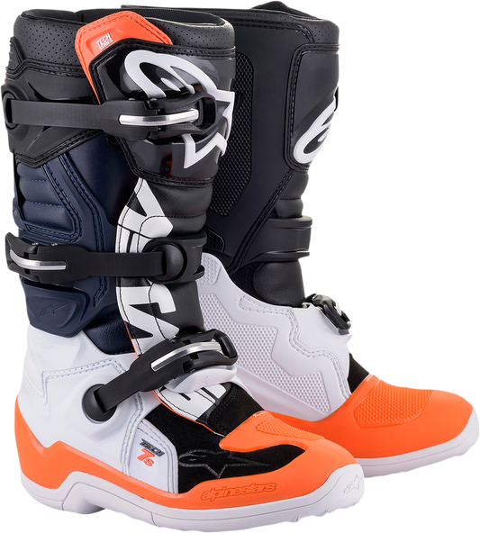 Botas ALPINESTARS Tech 7S - Negro/Naranja/Blanco - US 6 2015017-1241-6 