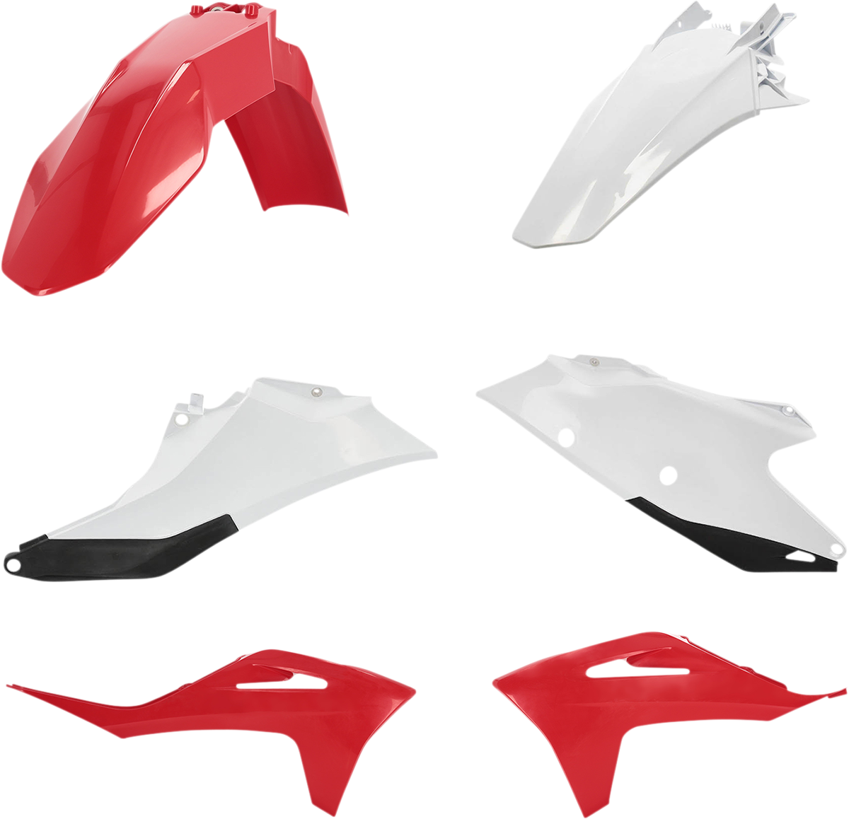 ACERBIS Standard Replacement Body Kit - Red/White 2872781005