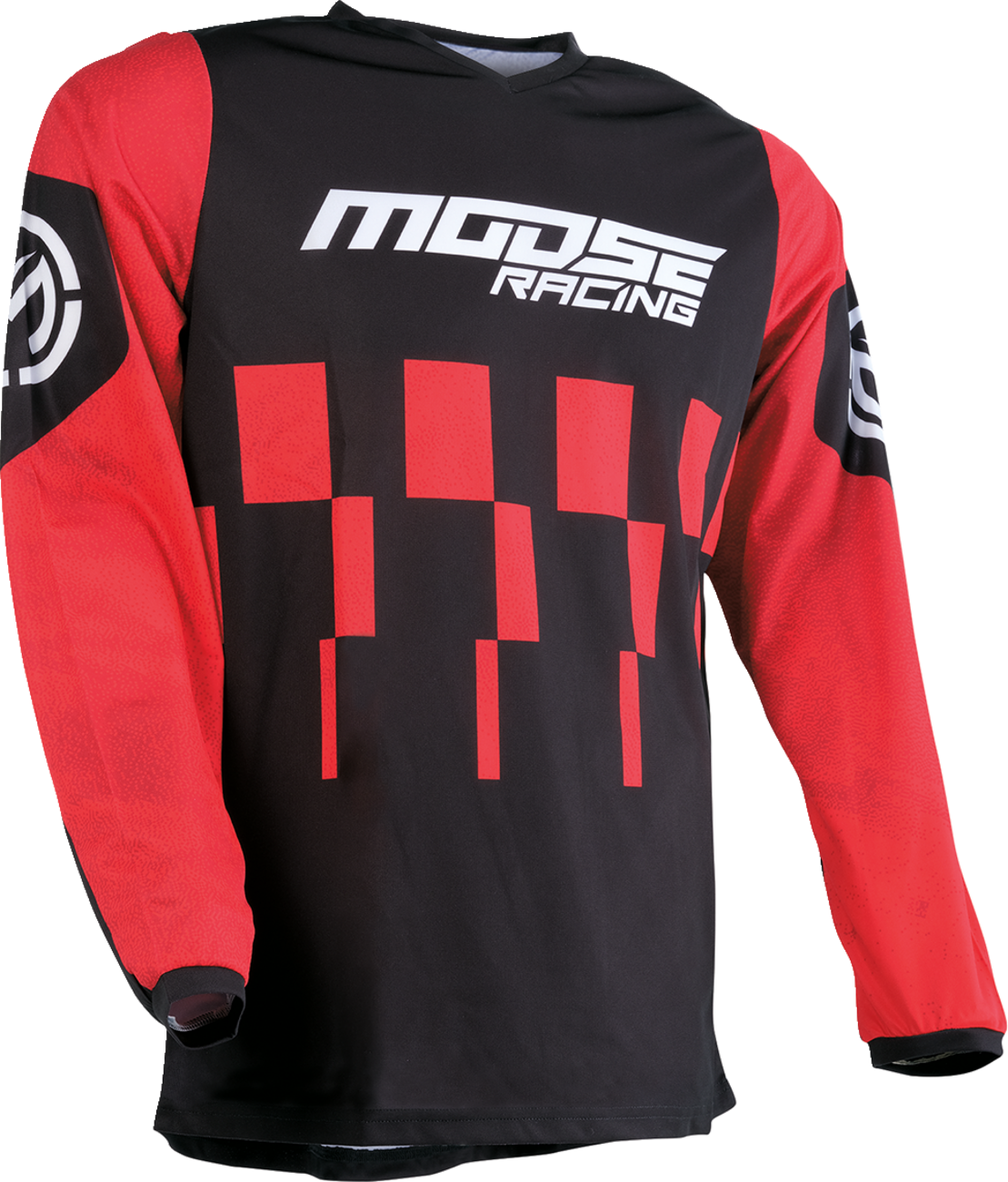 MOOSE RACING Qualifier Jersey - Red/Black - Large 2910-7552