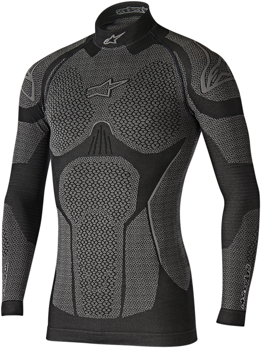 ALPINESTARS Ride Tech Winter Long Sleeve Underwear Top - Black/Gray - XS/S 4752117106-XS/S