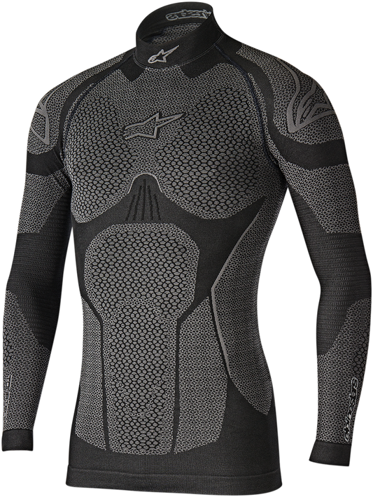 Camiseta interior de manga larga de invierno ALPINESTARS Ride Tech - Negro/Gris - M/L 4752117106-M/L 