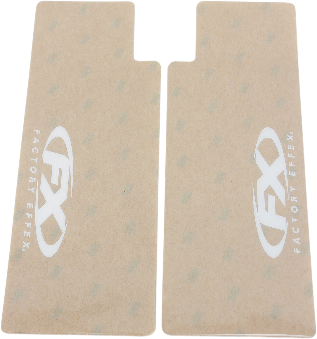 FACTORY EFFEX Protector de horquilla - FX Transparente/Blanco 06-38010 