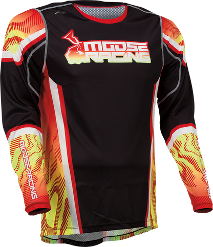 MOOSE RACING Agroid Jersey - Red/Yellow/Black - Large 2910-7392