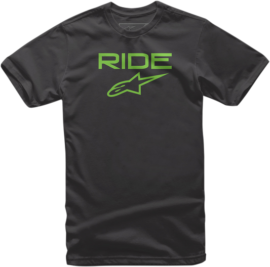 ALPINESTARS Ride 2.0 T-Shirt - Black/Green - Medium 1038720001060M