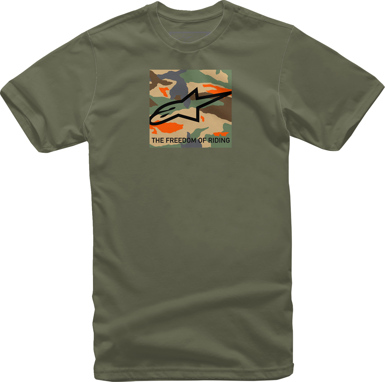 ALPINESTARS Free Camo T-Shirt - Military - XL 1232-72220690XL